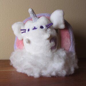 plush pusheen 2019 unicorn on a rainbow 6054315 gund spin master (w1108)